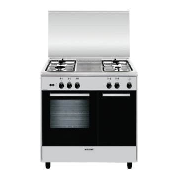 Glem Gas AR854GI cucina Elettrico/Gas Titanio A