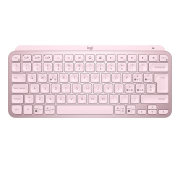 Logitech MX Keys Mini Tastiera Illuminata Wireless, Minimal, Compatta, Bluetooth, Retroilluminata, USB-C, Compatibile con Apple macOS, iOS, Windows, Linux, Android, in Metallo