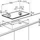 Electrolux EGS6424X Acciaio inox Da incasso 59.5 cm Gas 4 Fornello(i) 7