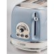 Ariete 155 Tostapane Vintage 2 fette di pane - con pinze - 6 livelli di tostatura - 810 Watt- Acciaio Inox - Linea Vintage - Celeste 4