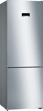 Bosch Serie 4 KGN49XLEA Frigorifero combinato da libera installazione 203 x 70 cm Metal look Classe E