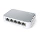 TP-Link TL-SF1005D Gestito Fast Ethernet (10/100) Bianco 3