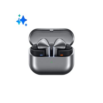 Samsung Galaxy Buds3 Pro Auricolari AI in-ear True Wireless, Speaker a 2 vie, Audio Hi-Fi, Impermeabilità IP57, Argento