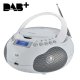 New Majestic AH-265 DAB Digitale DAB, DAB+, FM Bianco Riproduzione MP3 3