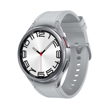 Samsung Galaxy Watch6 Classic Smartwatch Fitness Tracker Ghiera Interattiva in Acciao Inox 47mm Argento