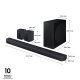 Samsung Soundbar HW-Q930D/ZF Serie Q, 17 Speaker, Wireless Dolby Atmos, Audio a 9.1.4 Canali, Q-Simphony, Alexa integrato e compatibile con Google Assistant, Titan Black 2024 4