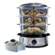 Russell Hobbs 19270-56 pentola a vapore 3 cestello/i Libera installazione 800 W Nero, Acciaio inox 2