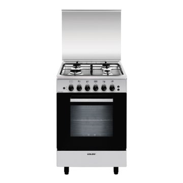 Glem Gas A554VI cucina Elettrico/Gas Acciaio inox A