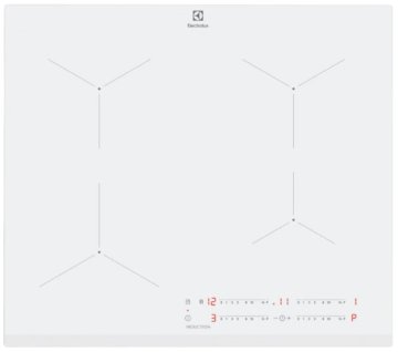 Electrolux LIL61443BW Bianco Da incasso 59 cm Piano cottura a induzione 4 Fornello(i)