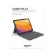 Logitech Combo Touch Custodia con Tastiera per iPad Air (4. gen - 2020) - Tastiera Retroilluminata Rimovibile, Trackpad Click-Anywhere, Smart Connector - Grigio. 13