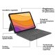 Logitech Combo Touch Custodia con Tastiera per iPad Air (4. gen - 2020) - Tastiera Retroilluminata Rimovibile, Trackpad Click-Anywhere, Smart Connector - Grigio. 9
