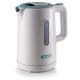 Ariete 2846 Bollitore Breakfast, 2200W, Capacità 1,7 L, Base Cordless 360°, Spegnimento automatico, Coperchio di sicurezza, Livello acqua visibile, Finitura lucida e opaca, White & Aegean Teal 2