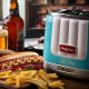 Ariete 206 Hot Dog Maker Party Time, Macchina per fare hot dog, 650 W, 5 livelli di cottura, 4 spazi di cottura, Espulsione automatica, Azzurro 4