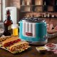 Ariete 206 Hot Dog Maker Party Time, Macchina per fare hot dog, 650 W, 5 livelli di cottura, 4 spazi di cottura, Espulsione automatica, Azzurro 5