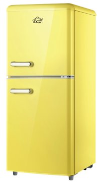 DCG Eltronic MF110YCDP frigorifero con congelatore Libera installazione 110 L Giallo