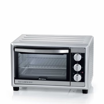 Ariete 981 Bon Cuisine 200 - Forno Elettrico 20 Litri - Doppio vetro - Temperatura max 230° - 1380 Watt - 3 posizioni cottura - Timer 60’