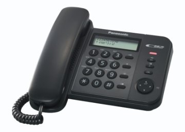 Panasonic KX-TS580EX1 Identificatore di chiamata Nero