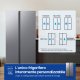 Samsung RS62DG5003S9 frigorifero side-by-side Libera installazione 655 L E Acciaio inox 9