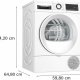 Bosch WQG233D1IT Serie 6 Asciugatrice a pompa di calore 8 kg Classe A+++ 7