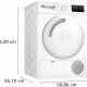 Bosch Serie 4 WTH83058II Asciugatrice a pompa di calore 8 kg Classe A+ 6