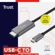 Trust Calyx adattatore grafico USB Nero, Metallico 7
