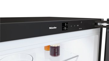 Miele 12430860 frigorifero con congelatore Libera installazione 371 L A Nero