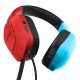 Trust GXT 416S Zirox Auricolare Cablato A Padiglione Giocare Nero, Ciano, Rosso 4