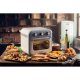 Ariete Linea Vintage 4632 Friggitrice ad aria e forno Vintage, 1400W, 2in1, Capacità 16L, Accessori inclusi, Timer 60 minuti, Doppio vetro, Celeste 5