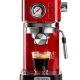 Ariete 1381 Macchina da caffè con manometro, compatibile con caffè in polvere e cialde ESE, 1300 W, Capacità 1,1 L, 15 bar di pressione, Filtro ½ tazze, Dispositivo Cappuccino, Rosso 2