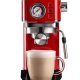 Ariete 1381 Macchina da caffè con manometro, compatibile con caffè in polvere e cialde ESE, 1300 W, Capacità 1,1 L, 15 bar di pressione, Filtro ½ tazze, Dispositivo Cappuccino, Rosso 4