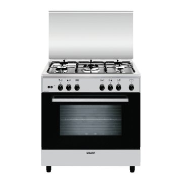 Glem Gas A855GI cucina Elettrico/Gas Acciaio inox A