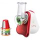 Moulinex Fresh Express DJ755G Affettatutto Grattugia Elettrico, 5 Funzioni di Taglio, 150 W, 1 Liter, 1 Decibel, plastica, Rosso 3