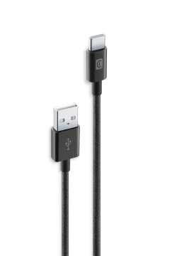 Cellularline Cavo Telato 150 cm - USB to USB-C Cavo telato ultra-resistente