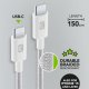 Cellularline USBDATABRCTOC15W cavo USB USB 2.0 1,5 m USB C Bianco 3