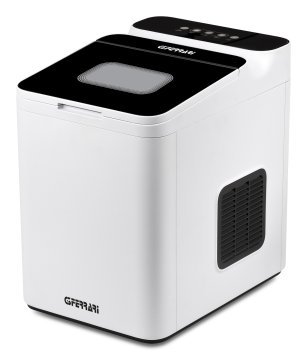 G3 Ferrari G20159 macchina per cubetti di ghiaccio Macchina per ghiaccio portatile 10 kg/24h 112 W Nero, Bianco