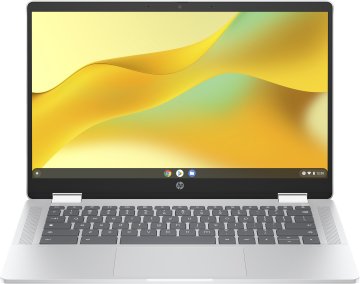 HP Chromebook x360 14b-cd0006nl Intel® N N100 35,6 cm (14") Touch screen HD 4 GB LPDDR5-SDRAM 128 GB eUFS Wi-Fi 6 (802.11ax) ChromeOS Argento