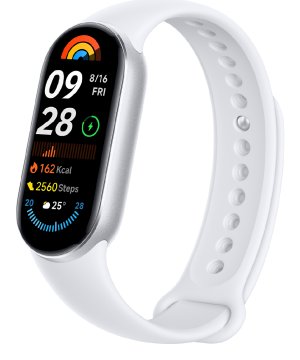 SMART WATCH 1.62'' BT SMART BAND 9 GLACIER ARGENTO