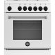 Bertazzoni La Germania Americana AMN664EBV/24 cucina Elettrico Gas Bianco A 2