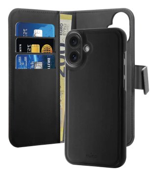 PURO Cover Wallet Detachable 2 In 1 Per iPhone 16