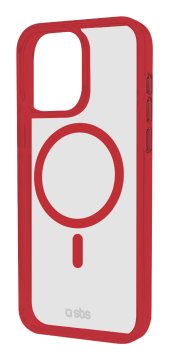 SBS TEMAGCOLIP1667PR custodia per cellulare 17,5 cm (6.9") Cover Rosso, Trasparente