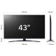 LG UHD AI 43'' Serie UT81 43UT81006LA, TV 4K, 3 HDMI, SMART TV 2024 10