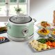 Ariete 2904 Rice Cooker - Cuociriso Elettrico con bowl in ceramica - Sushi fatto in casa - Multicooker - Linea Vintage - 3,5 L - 650 W - Verde 7