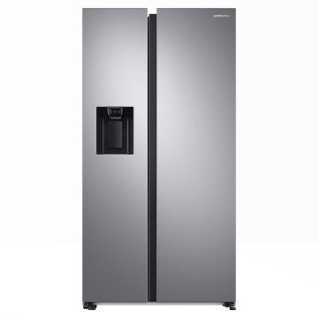 Samsung RS68A854CSL frigorifero Side by Side Serie 8000 Libera installazione con congelatore 635 L con dispenser acqua e ghiaccio senza allaccio idrico Classe C, Inox