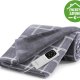 Imetec Caldoplaid Velvet Square Plaid Riscaldabile, Morbida Coperta Elettrica 150x95 cm, Basso Consumo, Tecnologia Adapto, Dispositivo di Sicurezza, Rapido Riscaldamento, 6 Temperature, Lavabile 3