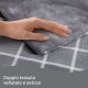 Imetec Caldoplaid Velvet Square Plaid Riscaldabile, Morbida Coperta Elettrica 150x95 cm, Basso Consumo, Tecnologia Adapto, Dispositivo di Sicurezza, Rapido Riscaldamento, 6 Temperature, Lavabile 7