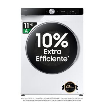 Samsung WW11DG6B85LK lavatrice Caricamento frontale 11 kg 1400 Giri/min Bianco