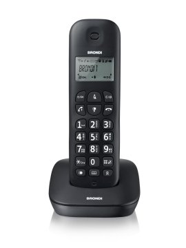 Brondi GALA Telefono DECT Identificatore di chiamata Nero