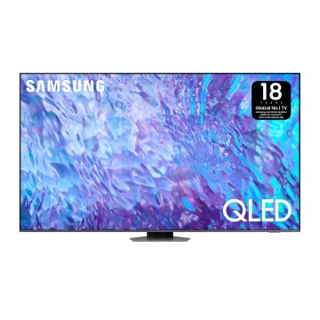 Samsung Series 8 TV QE98Q80CATXZT QLED 4K, Smart TV 98" Processore Neural Quantum 4K, SuperSlim Design, Carbon Argento 2023