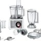 Bosch MC812S814 Food processor MultiTalent 8 1250 W Bianco, Inox spazzolato 2