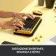 Logitech POP Keys Tastiera Meccanica Wireless con Tasti Emoji Personalizzabili, Design Compatto Durevole, Connettività Bluetooth o USB, Compatibilità Multidispositivo e OS - Blast 5